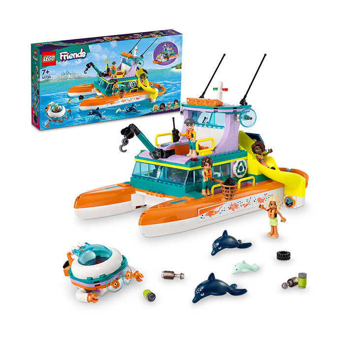41734 SEA RESCUE BOAT TOYS by LEGO at Sundora