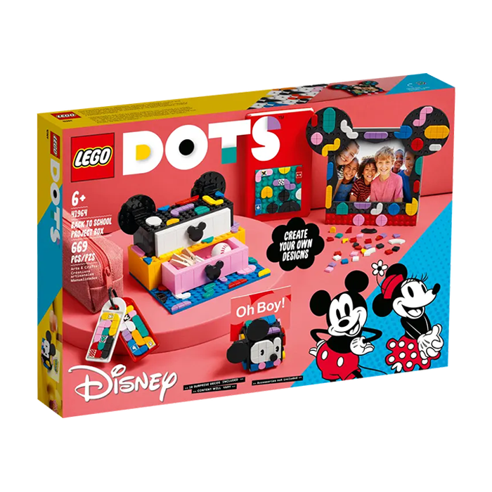 41964 MICKEY MOUSE &amp; MINNIE MOUSE BACK-TO-SCHOOL PROJECT BOX TOYS by LEGO at Sundora