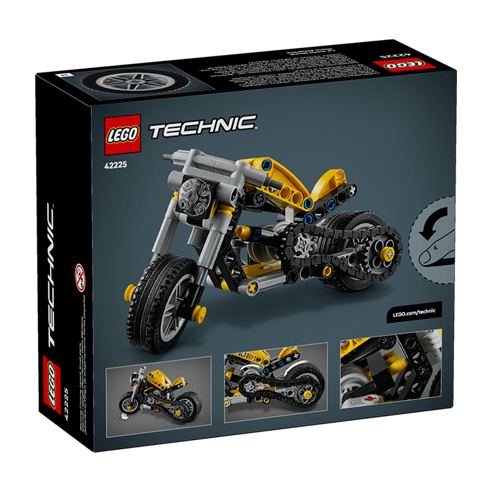 42225 Yellow Motorcycle