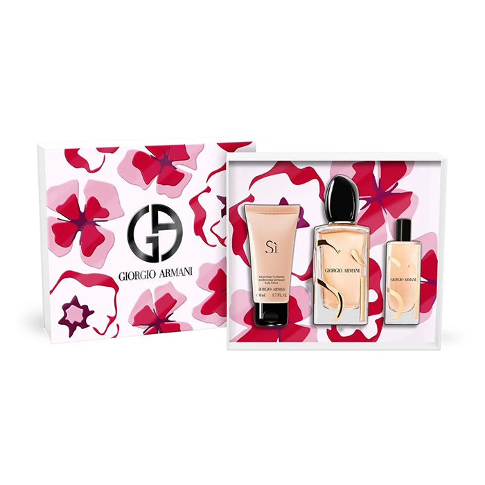 SI FOR WOMEN EDP 100ML + 15ML + BODY LOTION 50ML GIFT SET GIFT SET by GIORGIO ARMANI at Sundora