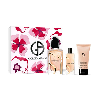 SI FOR WOMEN EDP 100ML + 15ML + BODY LOTION 50ML GIFT SET GIFT SET by GIORGIO ARMANI at Sundora