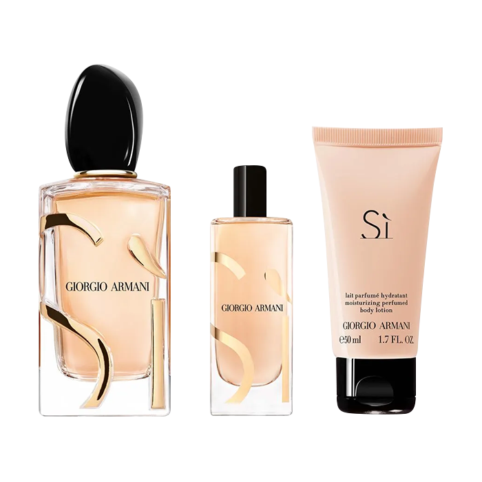 SI FOR WOMEN EDP 100ML + 15ML + BODY LOTION 50ML GIFT SET GIFT SET by GIORGIO ARMANI at Sundora