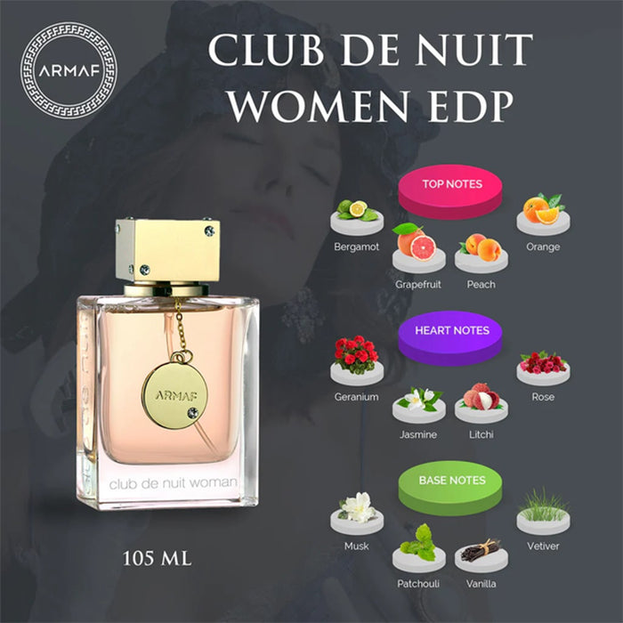 CLUB DE NUIT WOMAN EDP PERFUME by ARMAF at Sundora