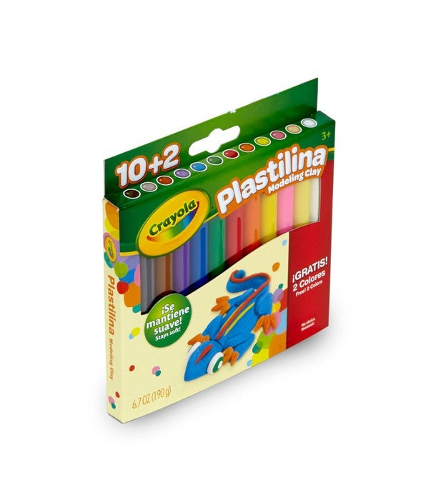 Plastilina Modeling Clay 12 Colors STATIONERY by CRAYOLA at Sundora
