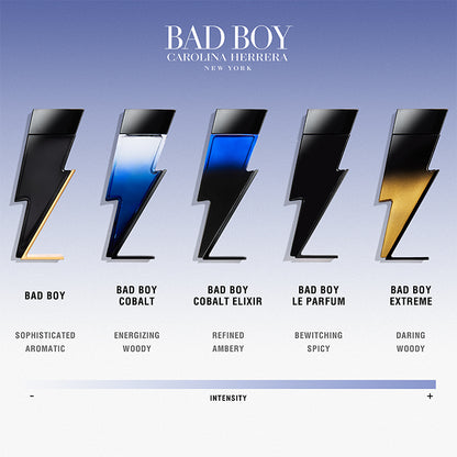 BAD BOY COBALT ELIXIR PERFUME by CAROLINA HERRERA at Sundora