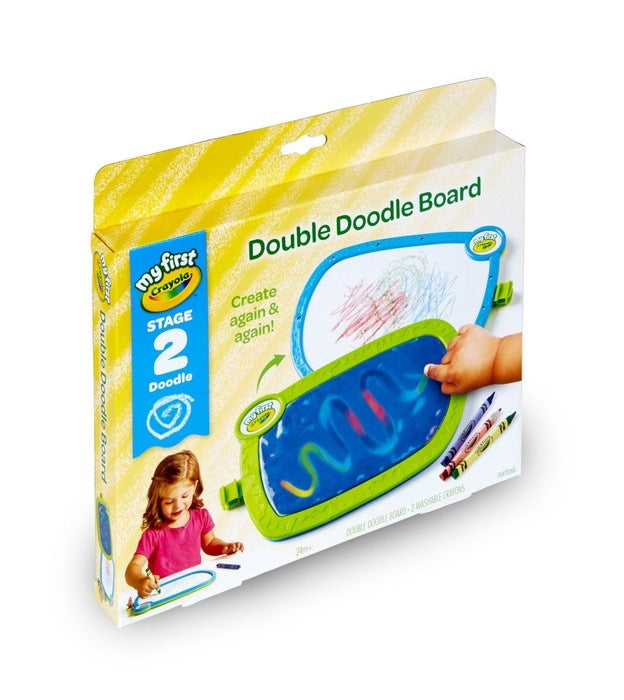 My First Double Doodle Board STATIONERY by CRAYOLA at Sundora