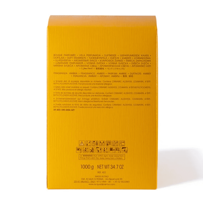 BLACK CUBE NERO CANDLE CANDLE by ACQUA DI PARMA at Sundora