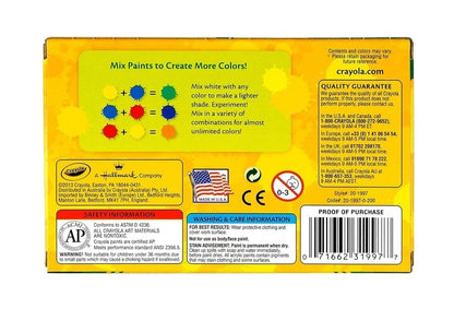 6 Colors Acrylic Paint Set PAINT SET by CRAYOLA at Sundora