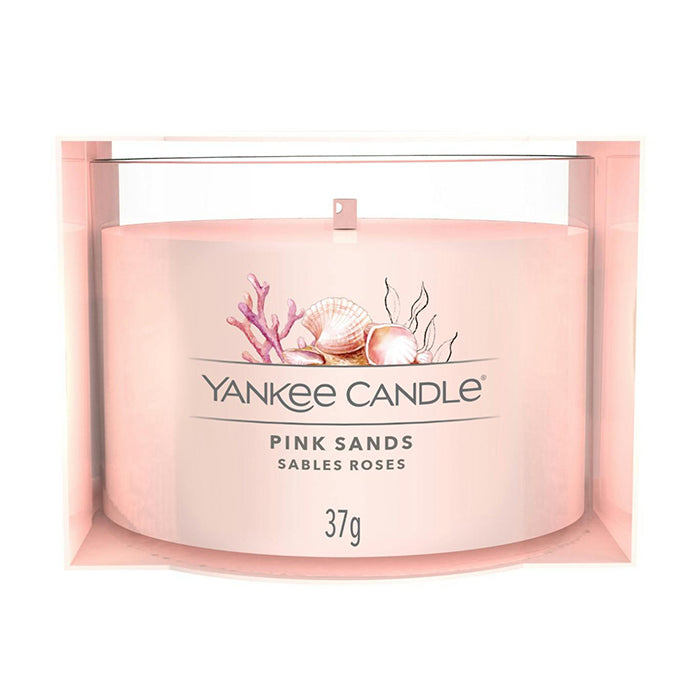 PINK SANDS FILLED VOTIVE CANDLE CANDLE by YANKEE CANDLE at Sundora