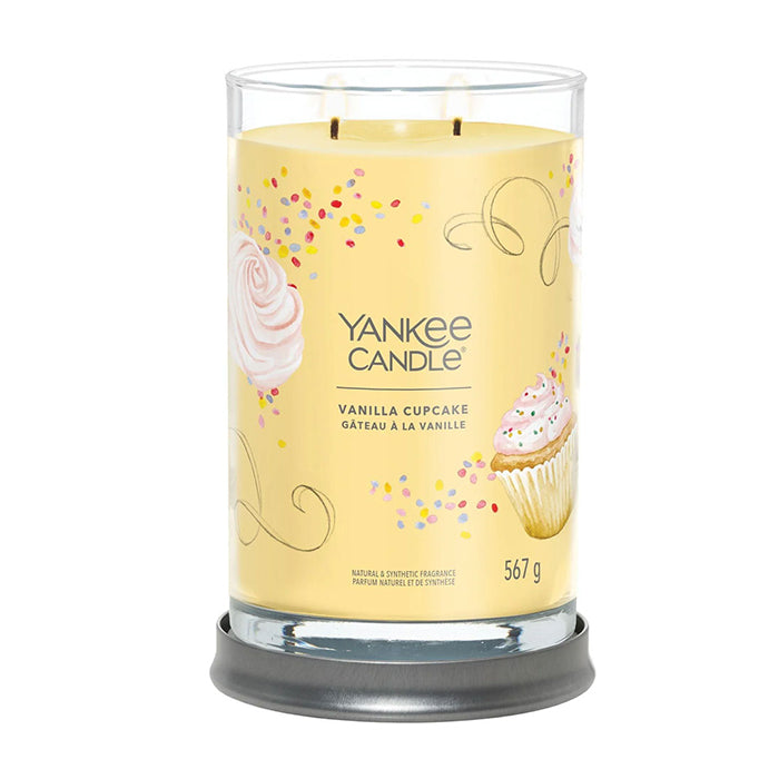 VANILLA CUPCAKE SIGNATURE TUMBLER CANDLE CANDLE by YANKEE CANDLE at Sundora