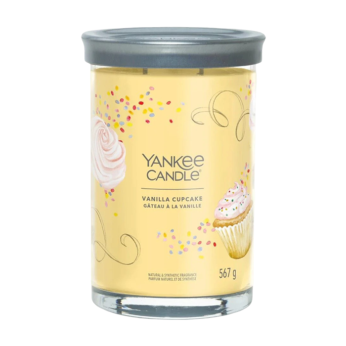 VANILLA CUPCAKE SIGNATURE TUMBLER CANDLE CANDLE by YANKEE CANDLE at Sundora