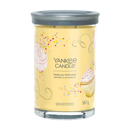 VANILLA CUPCAKE SIGNATURE TUMBLER CANDLE CANDLE by YANKEE CANDLE at Sundora