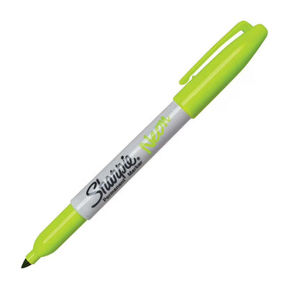SHARPIE PERMANENT MARKERS, NEON, FINE POINT STATIONERY by SHARPIE at Sundora