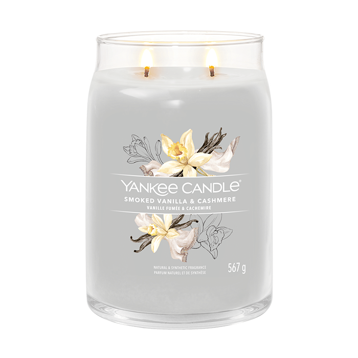 Smoked Vanilla &amp; Cashmere Signature Large Jar Candle