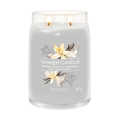 Smoked Vanilla &amp; Cashmere Signature Large Jar Candle