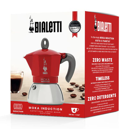 RED MOKA INDUCTION GLASSWARE by BIALETTI at Sundora