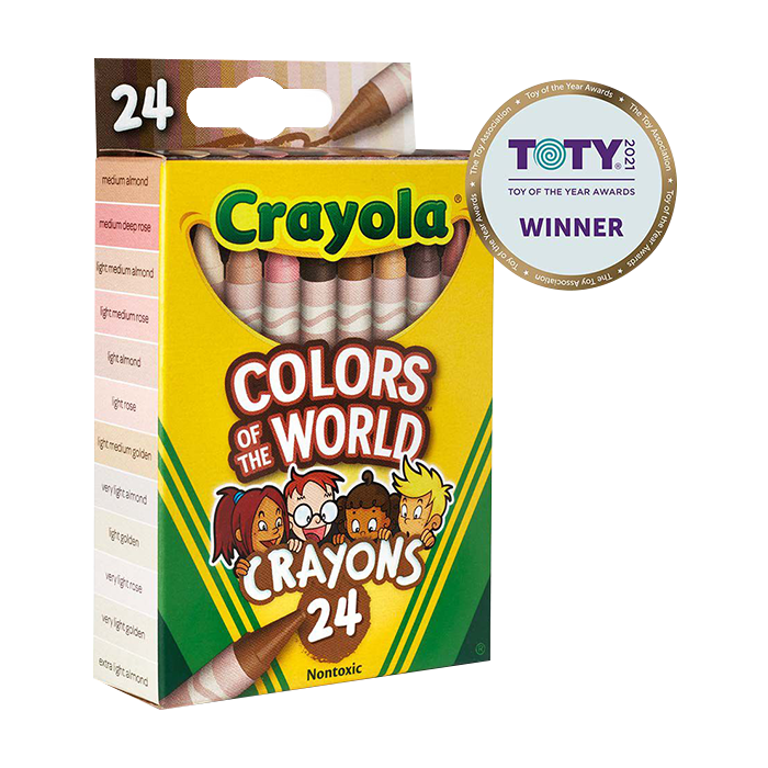 COLORS OF THE WORLD 24CT CRAYONS STATIONERY by CRAYOLA at Sundora