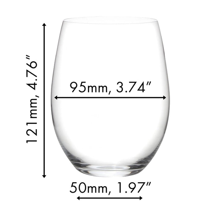 O Cabernet/ Merlot Stemless Glasses Set of 6+2 Free