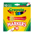 BROAD LINE MARKERS, CLASSIC COLORS, 10 COUNT MARKERS by CRAYOLA at Sundora