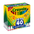 40 COUNT ULTRA-CLEAN WASHABLE MARKERS, BROAD LINE MARKERS by CRAYOLA at Sundora
