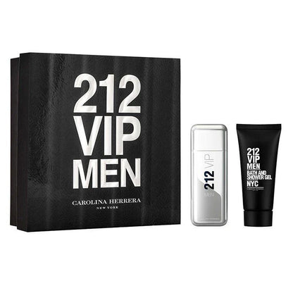 212 VIP EAU DE TOILETTE 100ML FOR MEN AND SHOWER GEL GIFT SET by CAROLINA HERRERA at Sundora