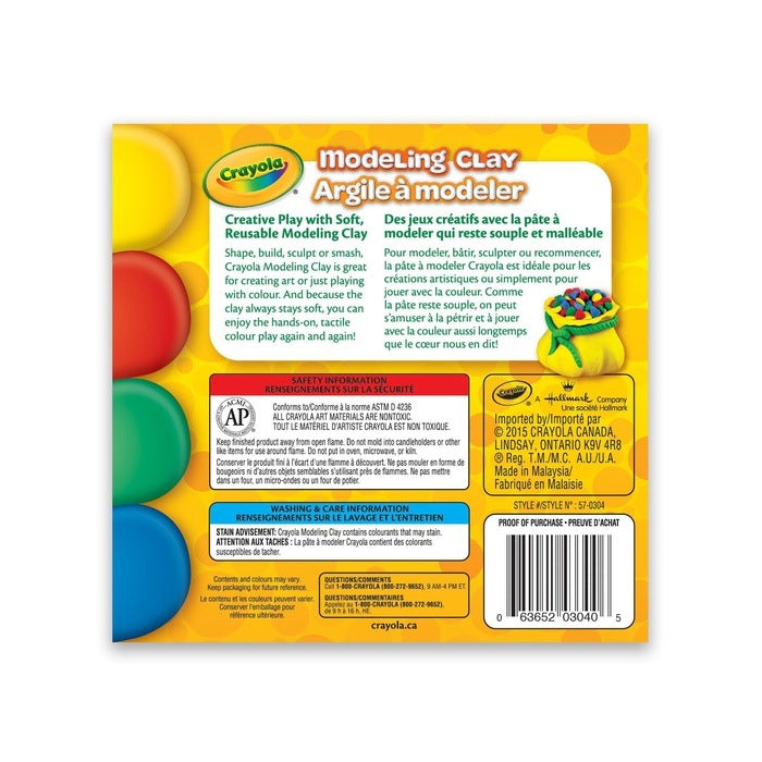 Modeling Clay 4 Color STATIONERY by CRAYOLA at Sundora
