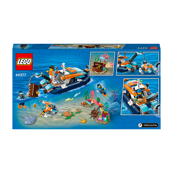 60377 EXPLORER DIVING BOAT TOYS by LEGO at Sundora