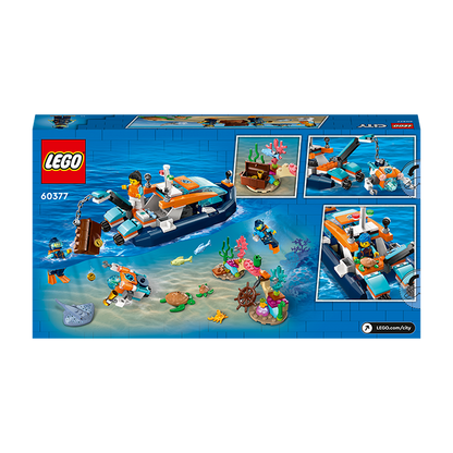 60377 EXPLORER DIVING BOAT TOYS by LEGO at Sundora