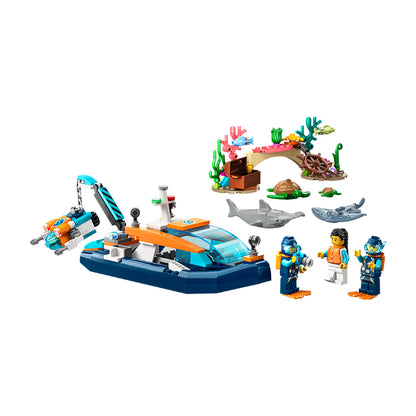 60377 EXPLORER DIVING BOAT TOYS by LEGO at Sundora