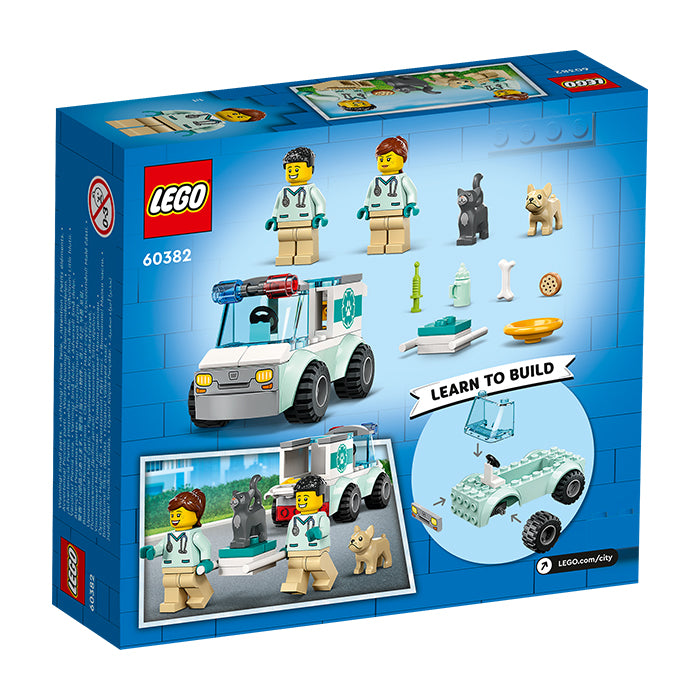 60382 VET VAN RESCUE TOYS by LEGO at Sundora