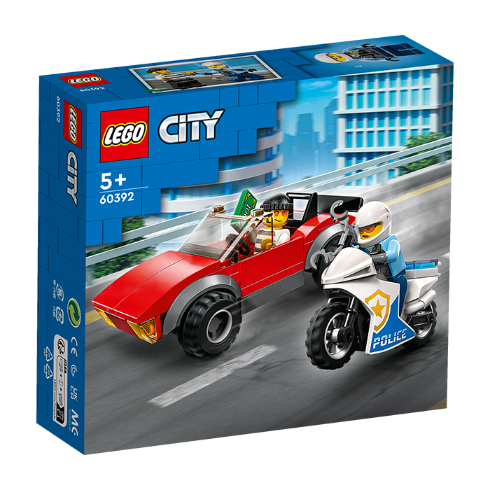 60392 POLICE BIKE CAR CHASE TOYS by LEGO at Sundora