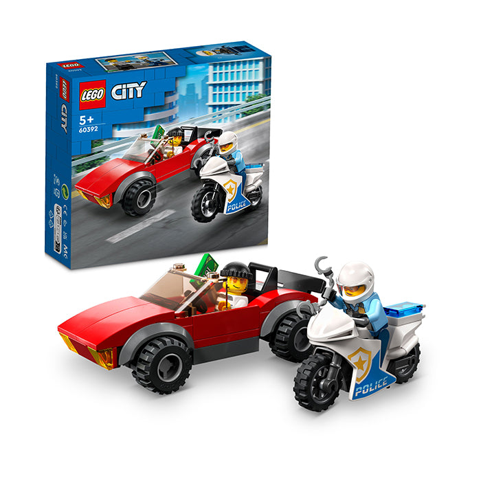 60392 POLICE BIKE CAR CHASE TOYS by LEGO at Sundora