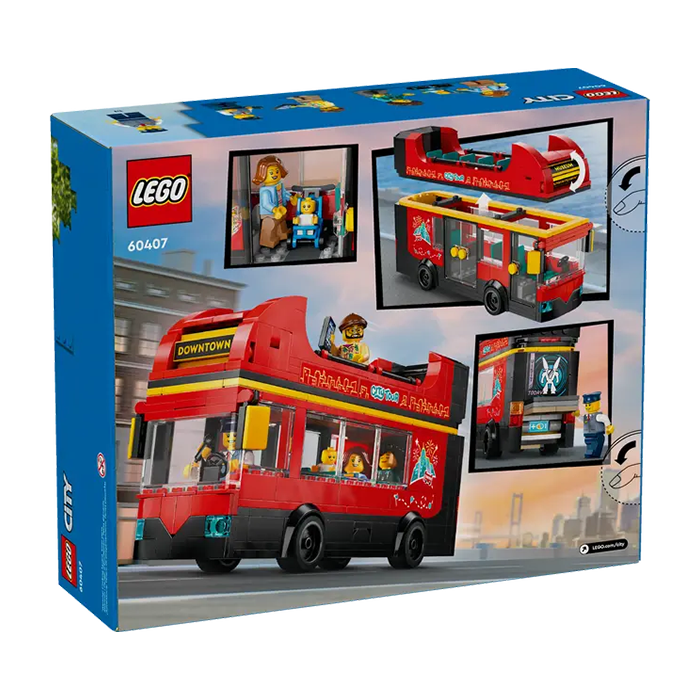 60407 RED DOUBLE-DECKER SIGHTSEEING BUS TOYS by LEGO at Sundora