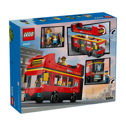 60407 RED DOUBLE-DECKER SIGHTSEEING BUS TOYS by LEGO at Sundora