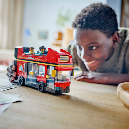 60407 RED DOUBLE-DECKER SIGHTSEEING BUS TOYS by LEGO at Sundora
