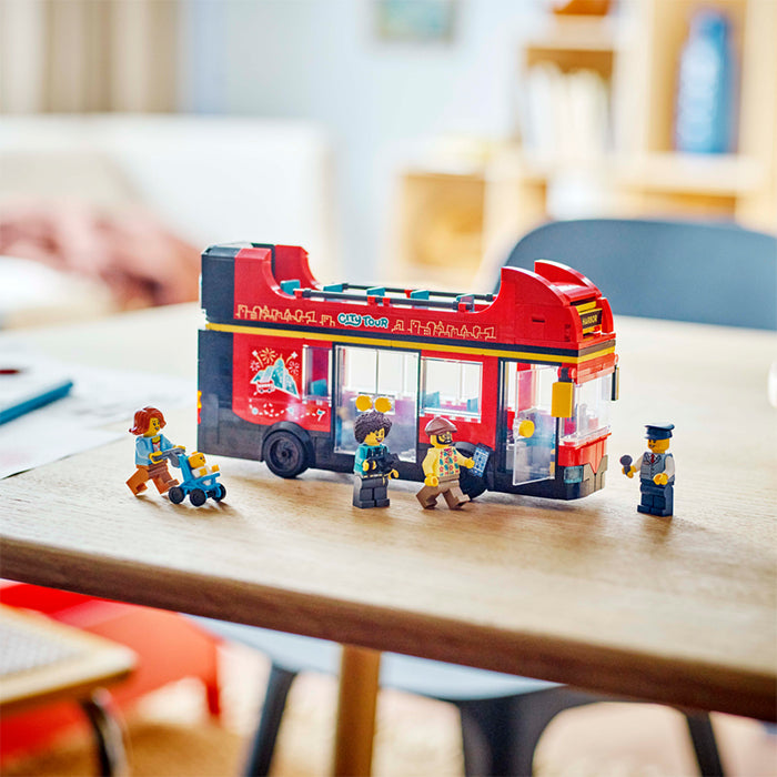 60407 RED DOUBLE-DECKER SIGHTSEEING BUS TOYS by LEGO at Sundora