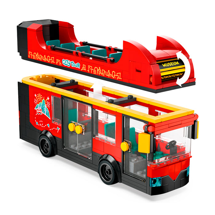 60407 RED DOUBLE-DECKER SIGHTSEEING BUS TOYS by LEGO at Sundora