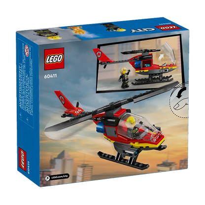 60411 FIRE RESCUE HELICOPTER TOYS by LEGO at Sundora