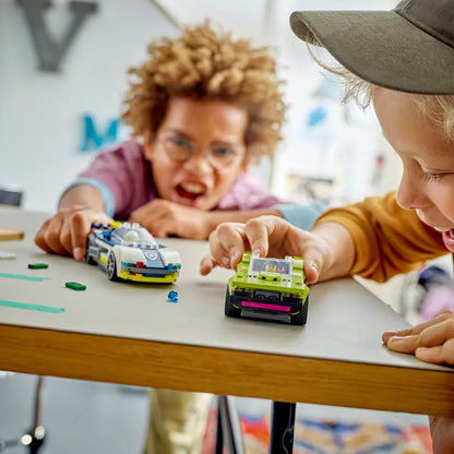 60415 POLICE CAR AND MUSCLE CAR CHASE TOYS by LEGO at Sundora