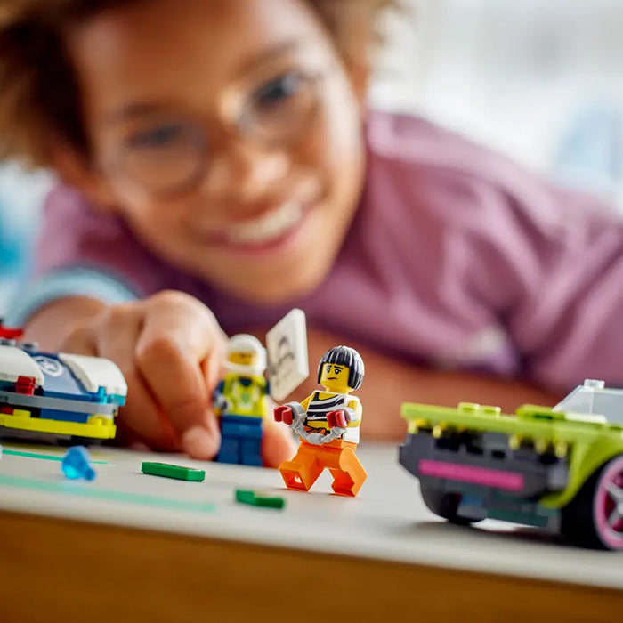 60415 POLICE CAR AND MUSCLE CAR CHASE TOYS by LEGO at Sundora