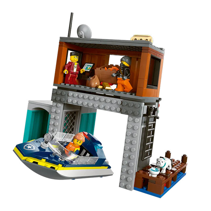 60417 POLICE SPEEDBOAT AND CROOKS&