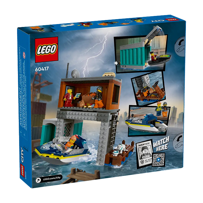 60417 POLICE SPEEDBOAT AND CROOKS&