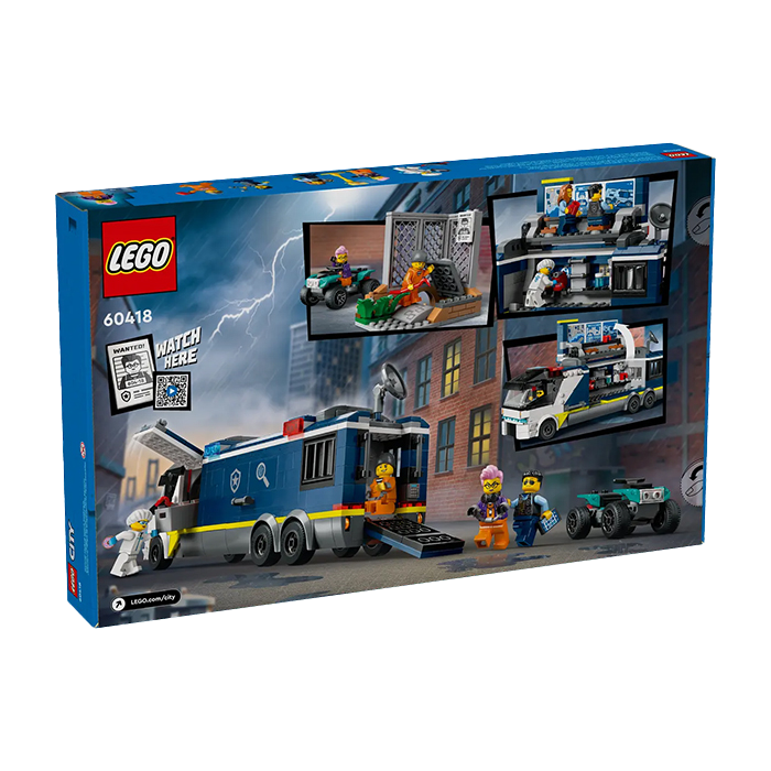 60418 POLICE MOBILE CRIME LAB TRUCK TOYS by LEGO at Sundora