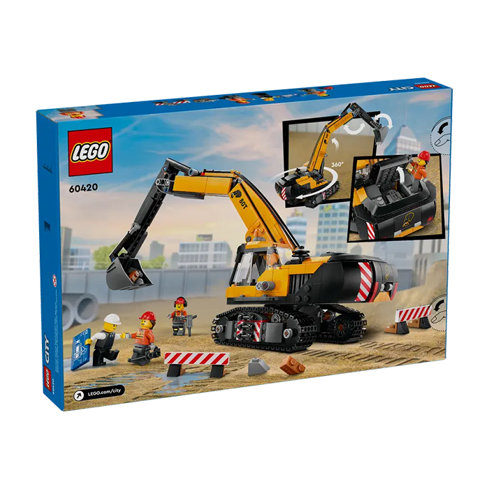 60420 YELLOW CONSTRUCTION EXCAVATOR TOYS by LEGO at Sundora