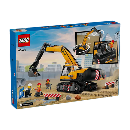 60420 YELLOW CONSTRUCTION EXCAVATOR TOYS by LEGO at Sundora
