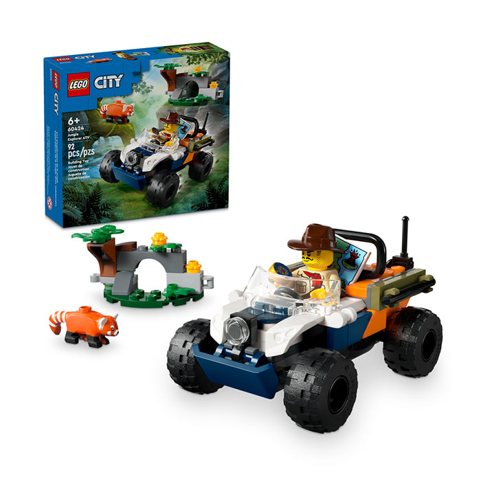 60424 JUNGLE EXPLORER ATV RED PANDA MISSION TOYS by LEGO at Sundora