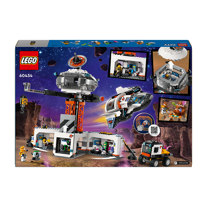 60434 CITY SPACE BASE AND ROCKET LAUNCH 8+ TOYS by LEGO at Sundora