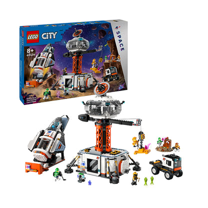60434 CITY SPACE BASE AND ROCKET LAUNCH 8+ TOYS by LEGO at Sundora
