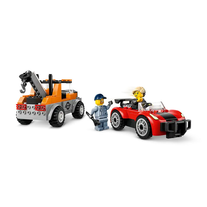 60435 TOW TRUCK AND SPORTS CAR REPAIR TOYS by LEGO at Sundora