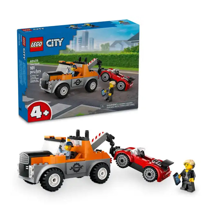 60435 TOW TRUCK AND SPORTS CAR REPAIR TOYS by LEGO at Sundora